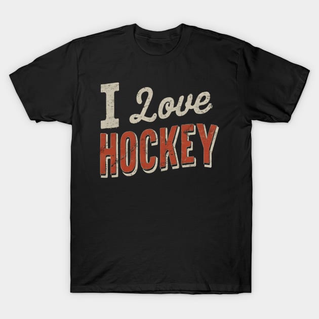 I love hockey T-Shirt by NomiCrafts